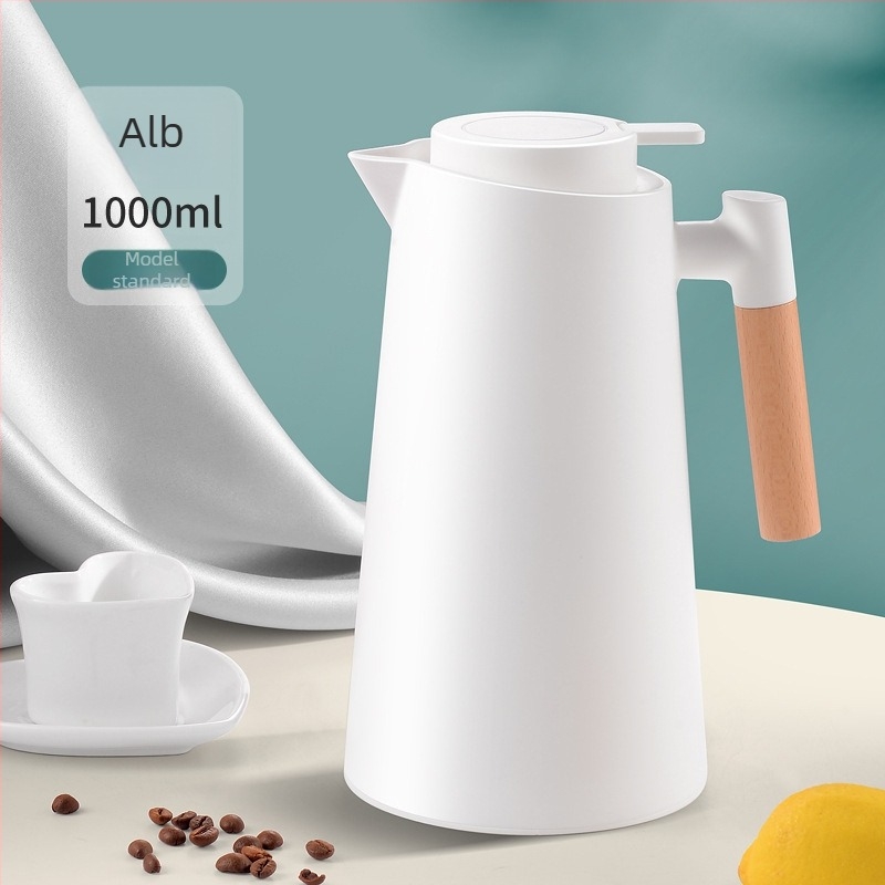 Termos izolat cu pereți din sticlă, capacitate 1 L, utilizare casnică