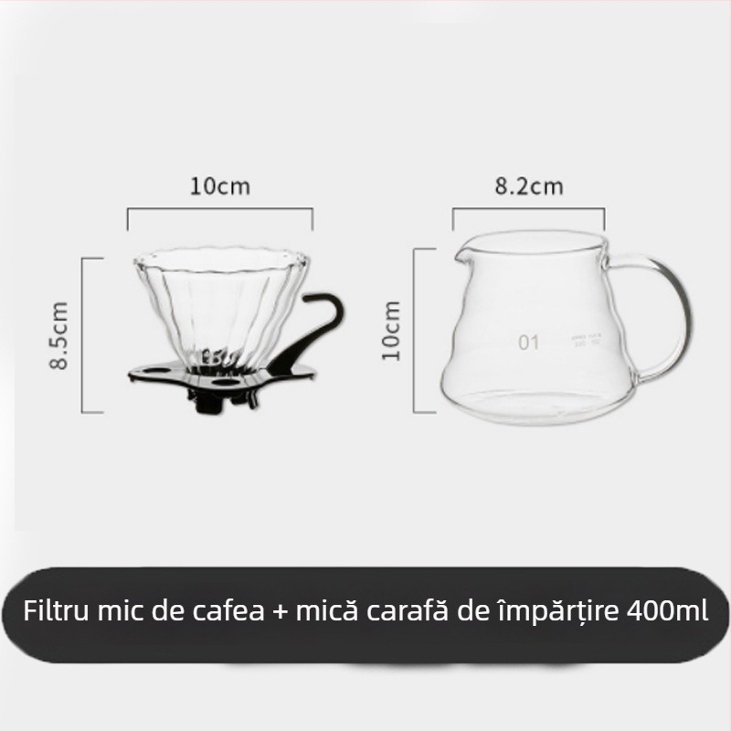 Set Pearl de cafea cu filtru pentru drip și filtru de extracție pentru cafea preparată manual