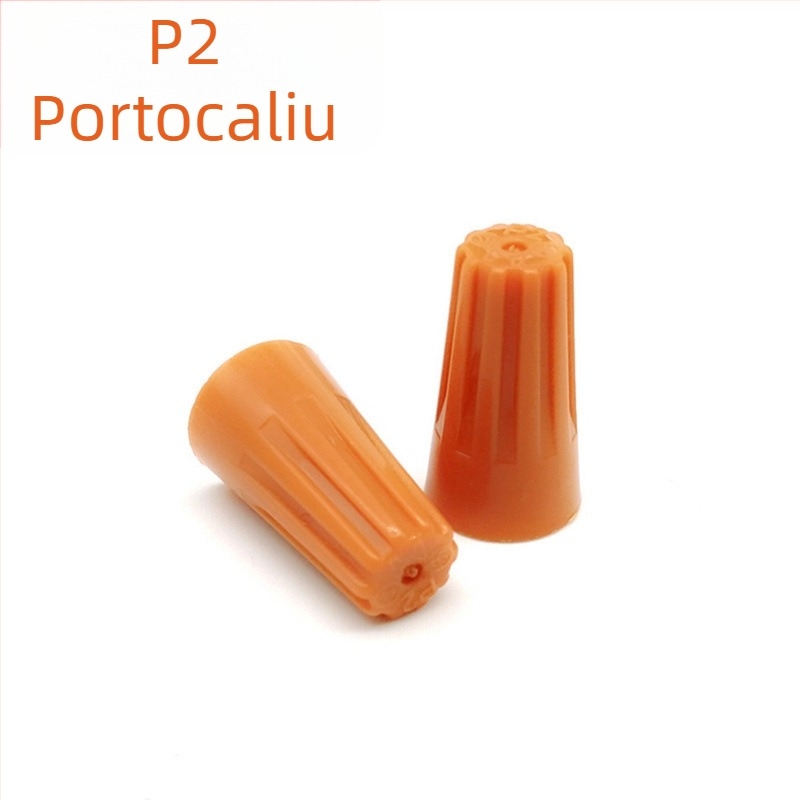 Gold-Pen capac terminal cu șurub, culoare, cap spiral pentru conductor, capac de strângere manual, capac de crimpare, terminal închis, certificat