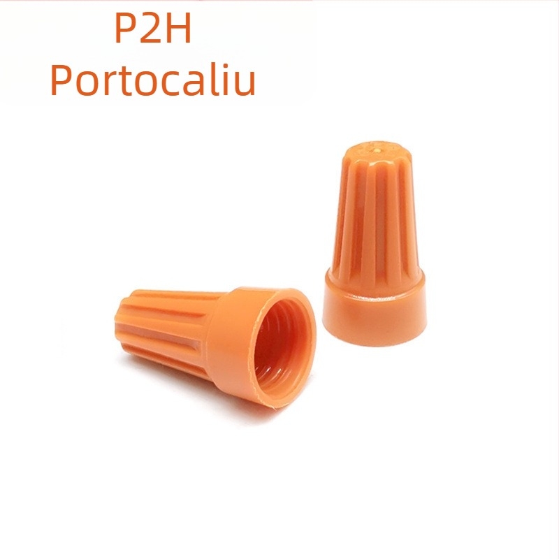 Gold-Pen capac terminal cu șurub, culoare, cap spiral pentru conductor, capac de strângere manual, capac de crimpare, terminal închis, certificat