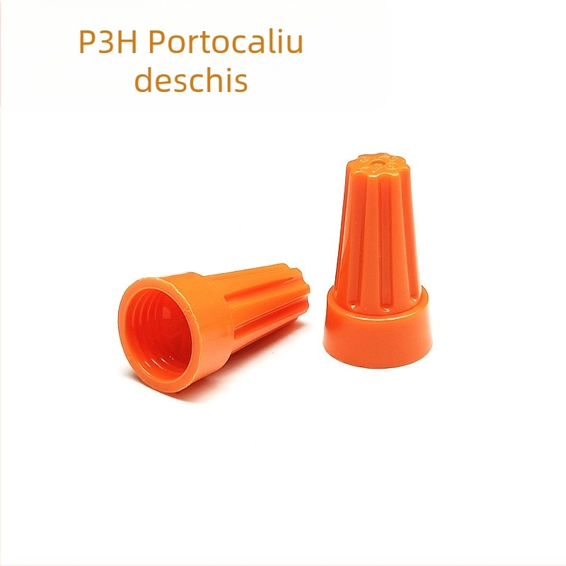 Gold-Pen capac terminal cu șurub, culoare, cap spiral pentru conductor, capac de strângere manual, capac de crimpare, terminal închis, certificat