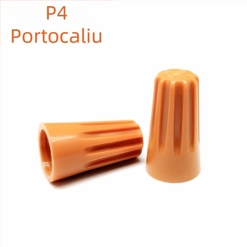 Gold-Pen capac terminal cu șurub, culoare, cap spiral pentru conductor, capac de strângere manual, capac de crimpare, terminal închis, certificat