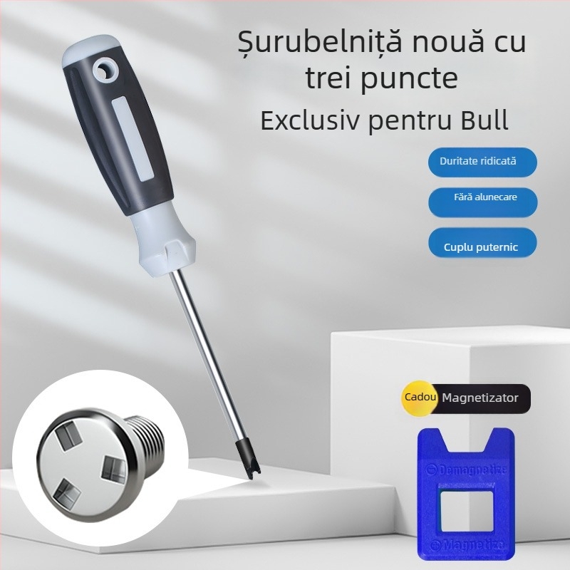 Set 13 în 1 șurubelnițe pentru demontarea prizelor și panourilor: triunghiular, U, Y, cruce internă