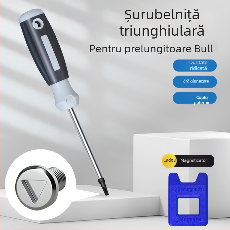 Set 13 în 1 șurubelnițe pentru demontarea prizelor și panourilor: triunghiular, U, Y, cruce internă