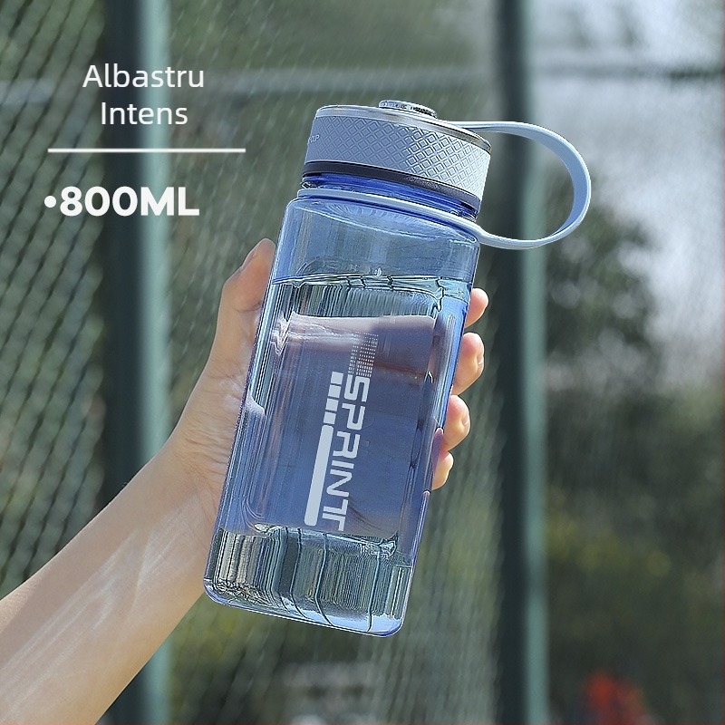 Sticlă de apă mare capacitate pentru bărbați, cupă spațială, bidon sport din plastic pentru vară, rezistentă la temperaturi înalte, anti-cadere, portabilă, ceașcă de ceai