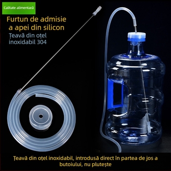 Accesorii pentru ceremonia ceaiului: furtun pentru pompă de apă, conductă din silicon, conductă de intrare a apei, conductă ghid pentru tava de ceai, accesoriu pentru ceainic