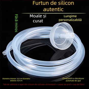Accesorii pentru ceremonia ceaiului: furtun pentru pompă de apă, conductă din silicon, conductă de intrare a apei, conductă ghid pentru tava de ceai, accesoriu pentru ceainic