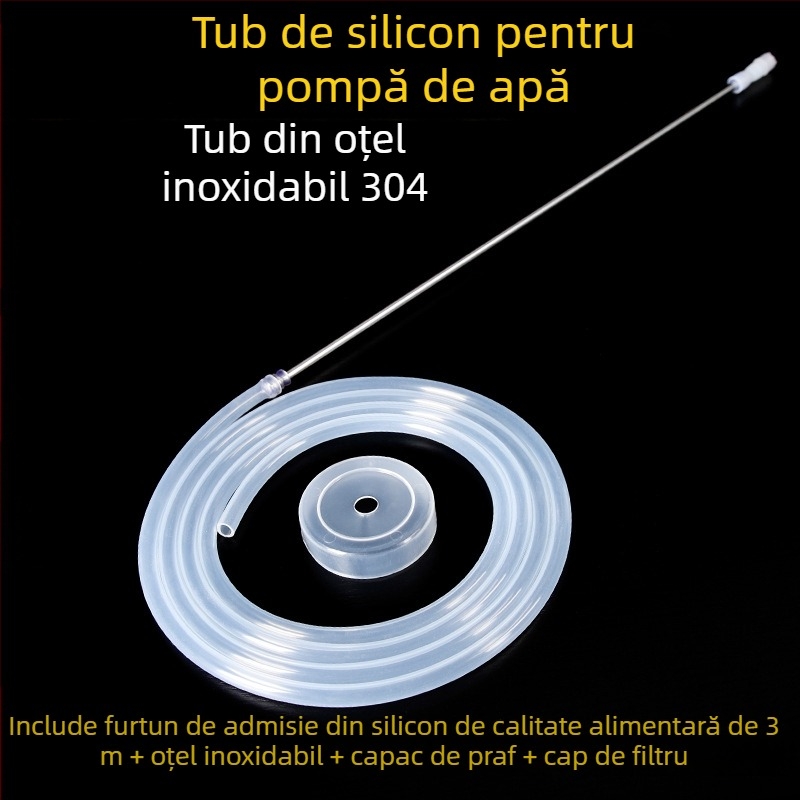 Accesorii pentru ceremonia ceaiului: furtun pentru pompă de apă, conductă din silicon, conductă de intrare a apei, conductă ghid pentru tava de ceai, accesoriu pentru ceainic