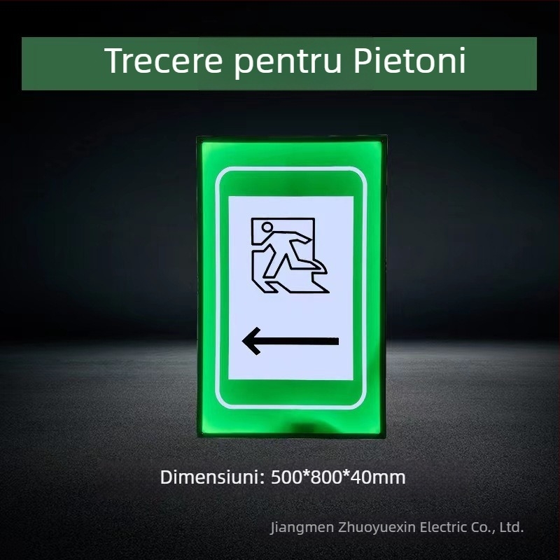 Lumină LED pentru tunel, semnalizare de urgență cu evacuare și pasaj pietonal