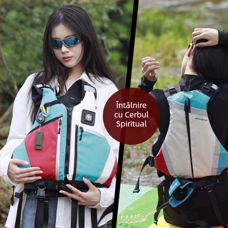 Mingmo Vestă de salvare pentru adulți pentru SUP și caiac – plutivitate ridicată