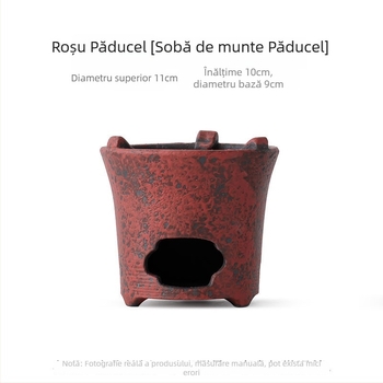 Plită ceramică pentru ceai cu lampă de alcool, pentru prepararea ceaiului Kung Fu, set de ceai pentru drumeții, încălzitor ecologic pentru fierberea apei