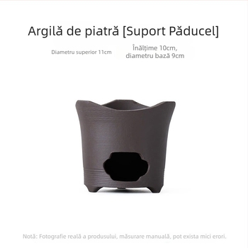 Plită ceramică pentru ceai cu lampă de alcool, pentru prepararea ceaiului Kung Fu, set de ceai pentru drumeții, încălzitor ecologic pentru fierberea apei