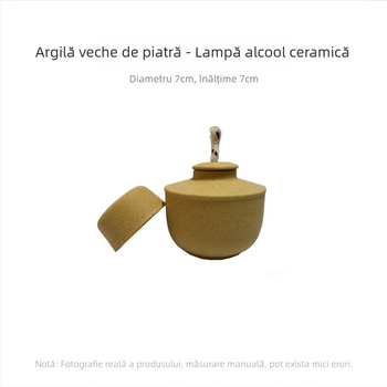 Plită ceramică pentru ceai cu lampă de alcool, pentru prepararea ceaiului Kung Fu, set de ceai pentru drumeții, încălzitor ecologic pentru fierberea apei