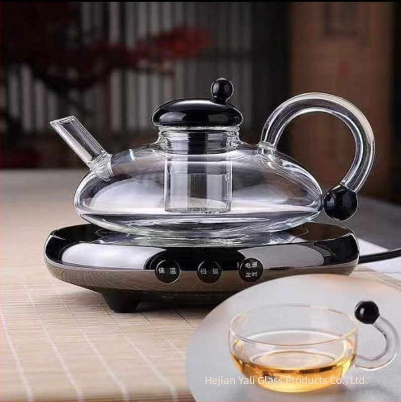 Aragaz electric ceramic pentru ceai, ultra-subțire, design sănătos, mini fierbător de apă, set de ceai