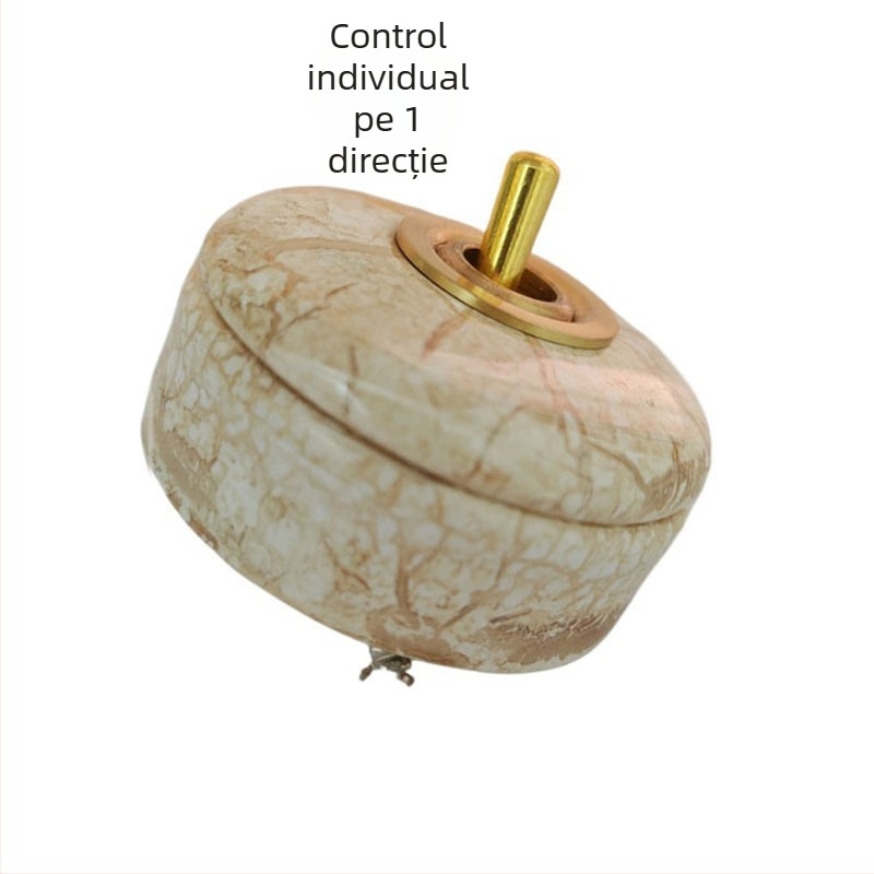 Comutator cu levier ceramic în stil retro, montaj pe suprafață, rotund, control simplu/dublu