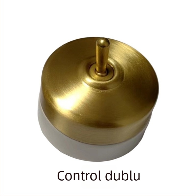 Comutator cu levier ceramic în stil retro, montaj pe suprafață, rotund, control simplu/dublu