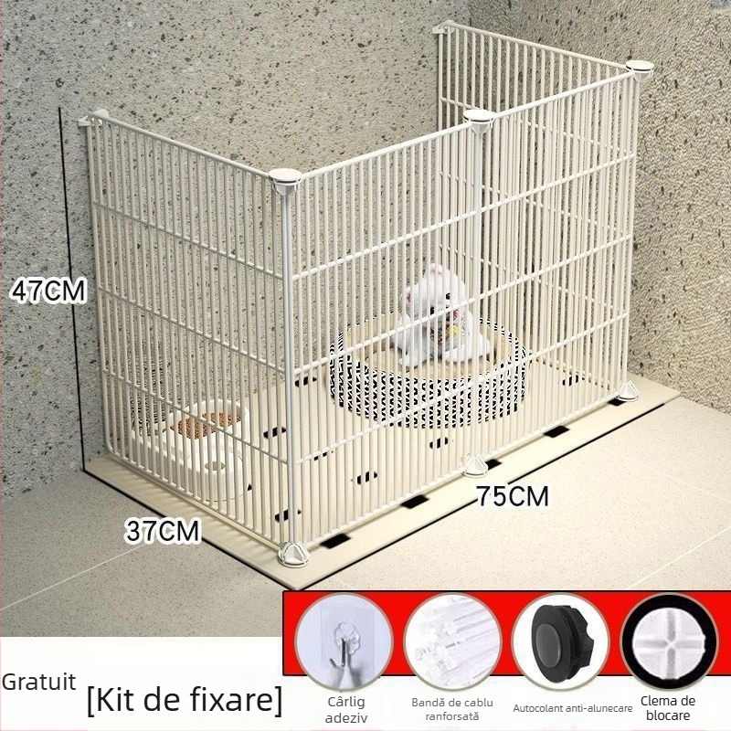 Gardă pentru animale de companie pentru interior: gard pentru câini, protecție împotriva pisicilor, montaj ușor