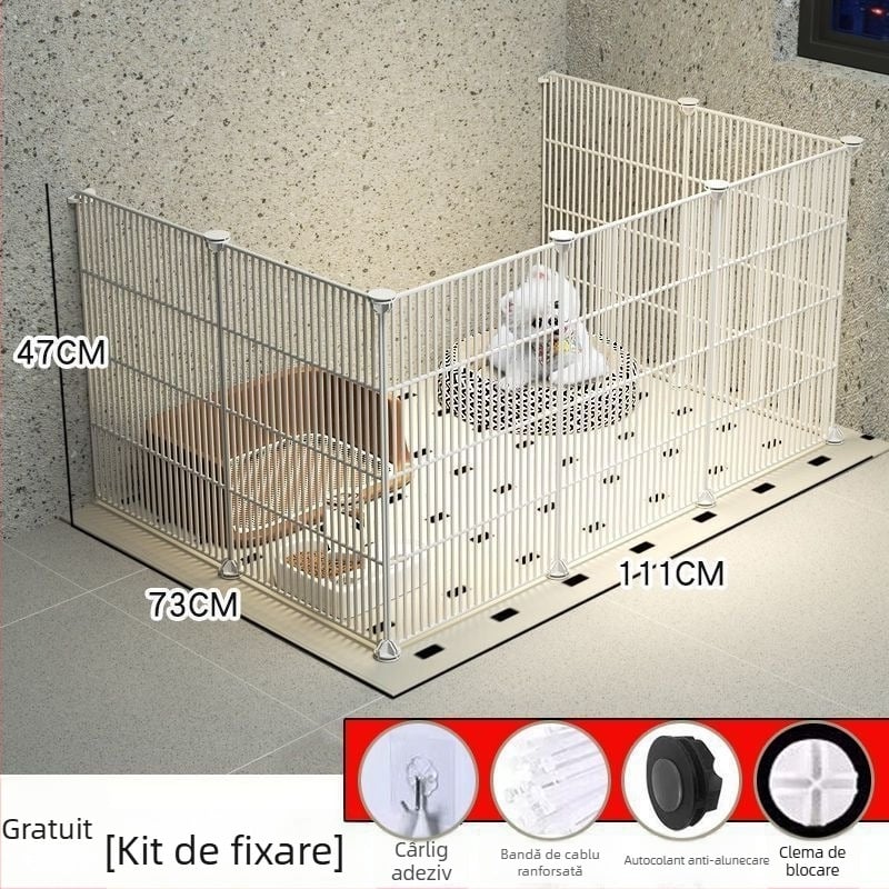 Gardă pentru animale de companie pentru interior: gard pentru câini, protecție împotriva pisicilor, montaj ușor