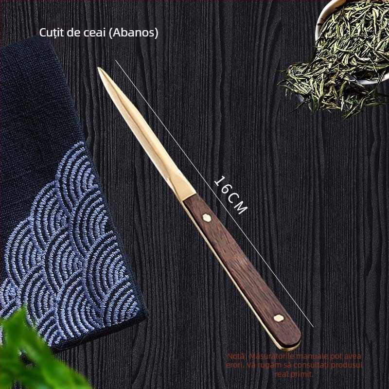 Set ceai din alamă pentru ceremonia Gongfu – accesorii de ceai