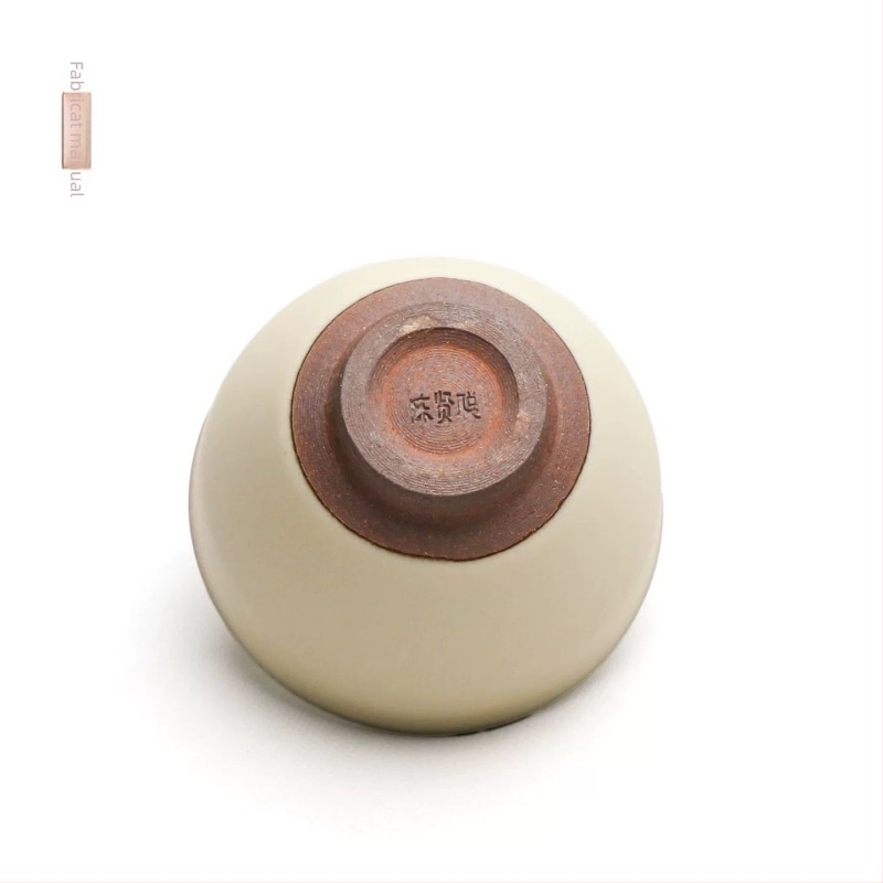 Dragon Kiln cuptor cu lemn – ceașcă albă cu scoică, ceașcă de maestru, set de ceai Kung Fu, ceașcă mare din ceramică