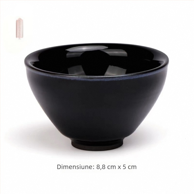 Dragon Kiln cuptor cu lemn – ceașcă albă cu scoică, ceașcă de maestru, set de ceai Kung Fu, ceașcă mare din ceramică