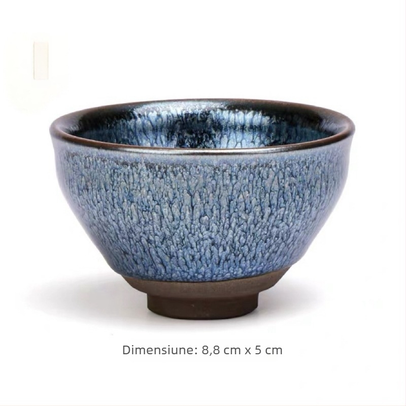 Dragon Kiln cuptor cu lemn – ceașcă albă cu scoică, ceașcă de maestru, set de ceai Kung Fu, ceașcă mare din ceramică