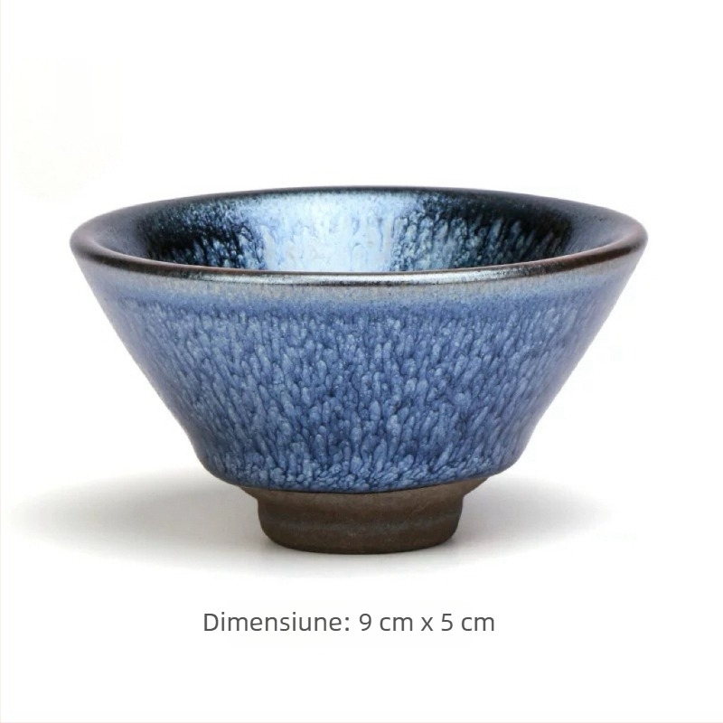 Dragon Kiln cuptor cu lemn – ceașcă albă cu scoică, ceașcă de maestru, set de ceai Kung Fu, ceașcă mare din ceramică