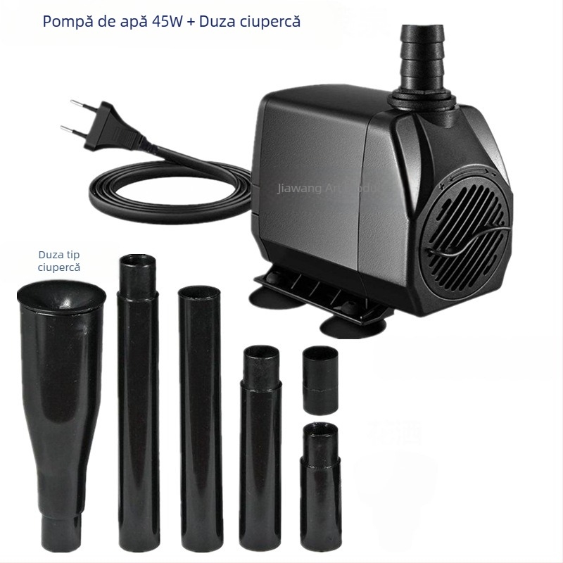 Spray de apă în formă de ciupercă pentru peisaj de rocă cu LED, potrivit pentru fântâni mici și acvarii, fântână decorativă pentru nunți