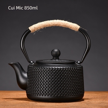 Set ceai din fontă pentru preparare pe plită, set Kung Fu