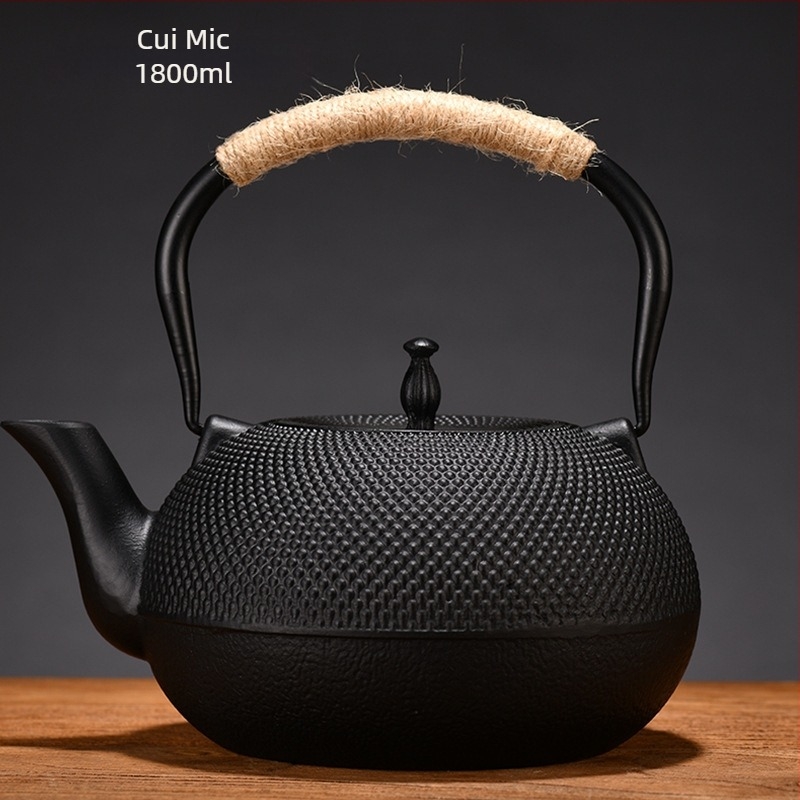 Set ceai din fontă pentru preparare pe plită, set Kung Fu