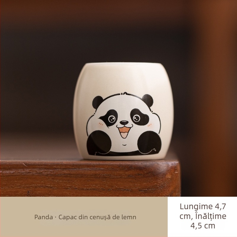 Suport ceramic pentru capacul ceainicului cu glazură din cenușă, suport pentru capac și decor pentru ceremonia ceaiului, lucrat manual