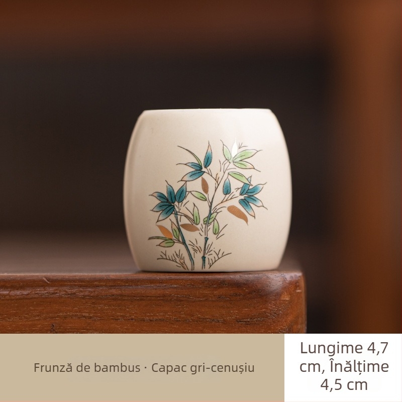 Suport ceramic pentru capacul ceainicului cu glazură din cenușă, suport pentru capac și decor pentru ceremonia ceaiului, lucrat manual