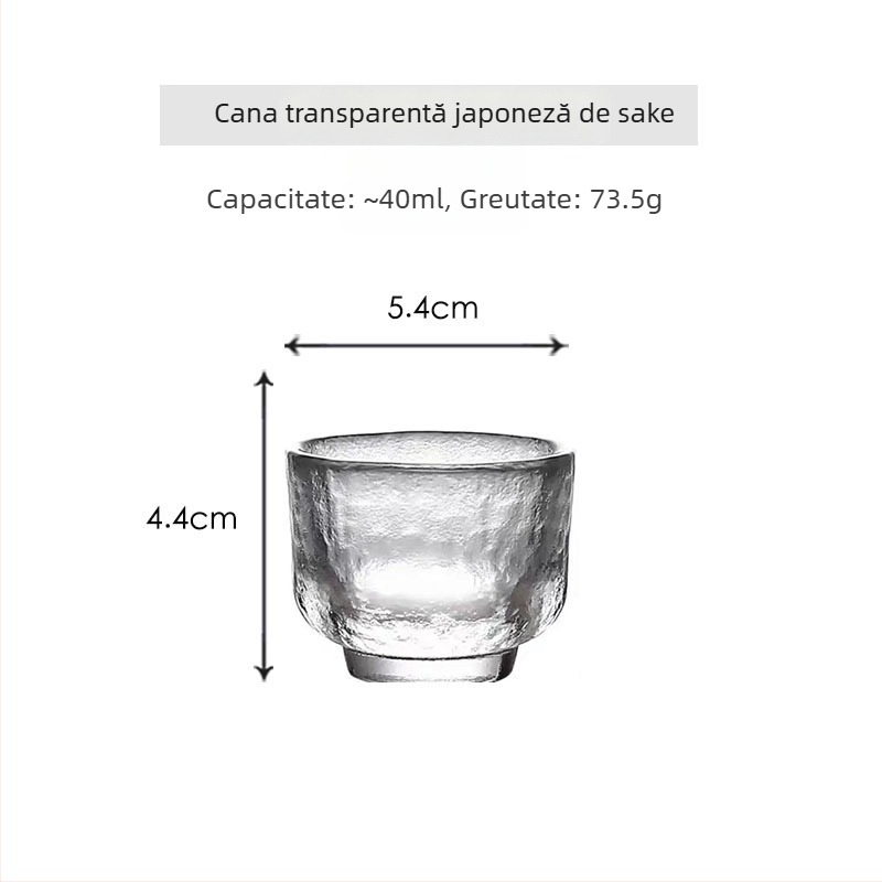 Ceașcă de ceai din cristal în stil japonez, cu aurire, pentru uz casnic — ceașcă Gongfu individuală