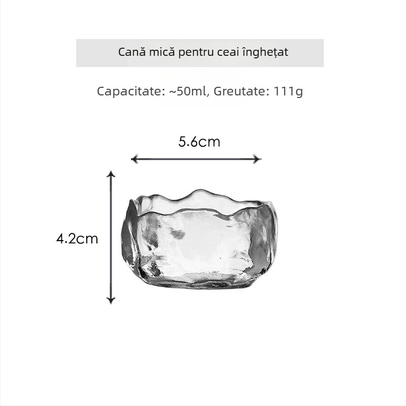 Ceașcă de ceai din cristal în stil japonez, cu aurire, pentru uz casnic — ceașcă Gongfu individuală