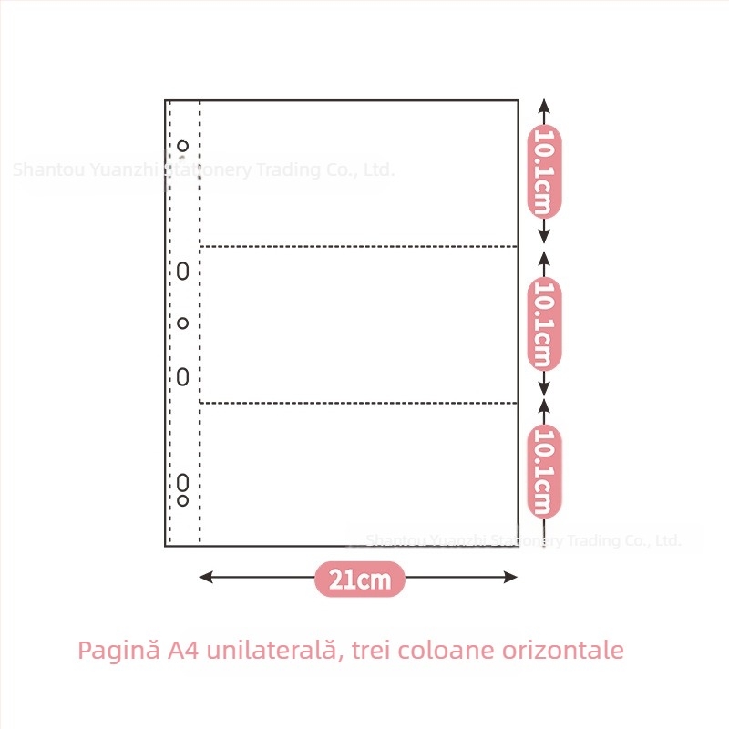 Album de carduri din piele A4 cu 9 buzunare, sistem cu foi detașabile, pentru suveniruri ale vedetelor, 50 de pagini, imprimare logo disponibil.