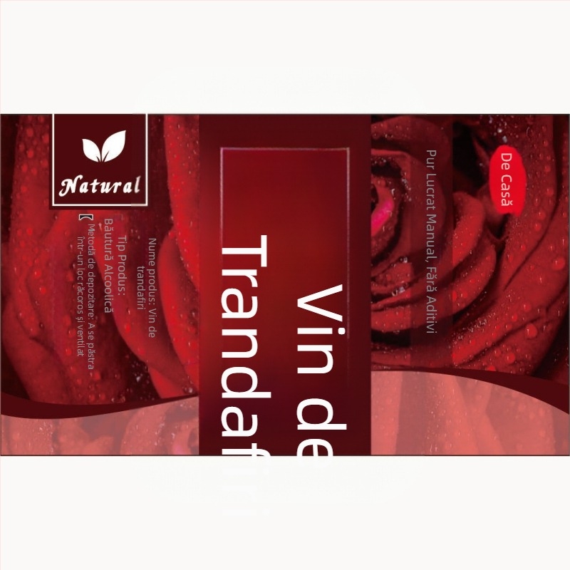 Etichetă autoadezivă Kraft pentru sticle de vin de fructe, pătrată, 9 × 5,5 cm, design Peach Blossom, Bayberry, Osmanthus, Mulberry, Lychee, Cherry, Dragon Fruit, Hawthorn, Green Plum, Blueberry, Rose și Renzijiu