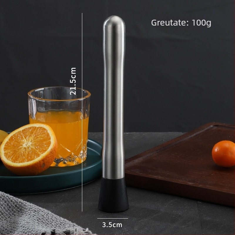 304 oțel inoxidabil – unealtă pentru zdrobirea gheții pentru cocktailuri, bețișor electroplacat pentru zdrobirea gheții, ciocan pentru lămâie, bețișor pentru cocktail