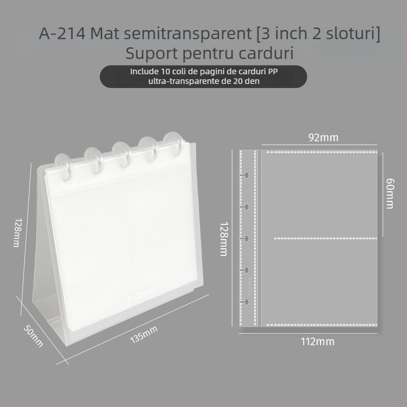 Album foto în stil Instagram, cu închizător de ciupercă și grilaj cu patru secțiuni pentru fotografii instantanee