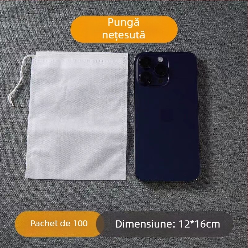 Sac de ceai din material nețesut, o singură utilizare, de calitate alimentară, pentru ceai, supă și decocturi din plante chineze.