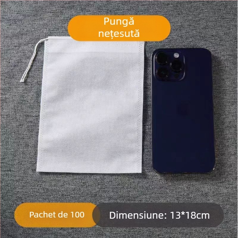 Sac de ceai din material nețesut, o singură utilizare, de calitate alimentară, pentru ceai, supă și decocturi din plante chineze.