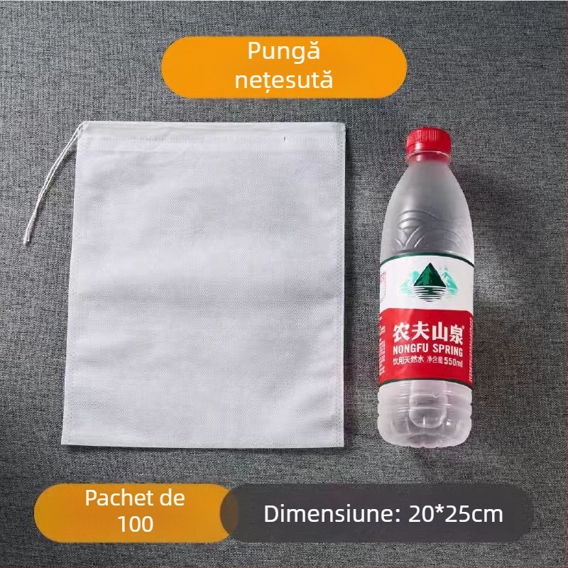 Sac de ceai din material nețesut, o singură utilizare, de calitate alimentară, pentru ceai, supă și decocturi din plante chineze.