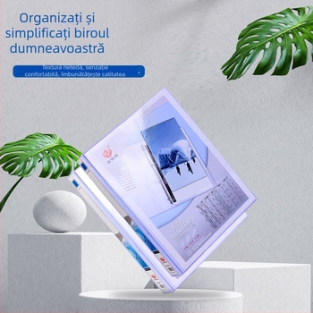 Ever Gain dosar A4 cu inserții PVC pe trei laturi și copertă