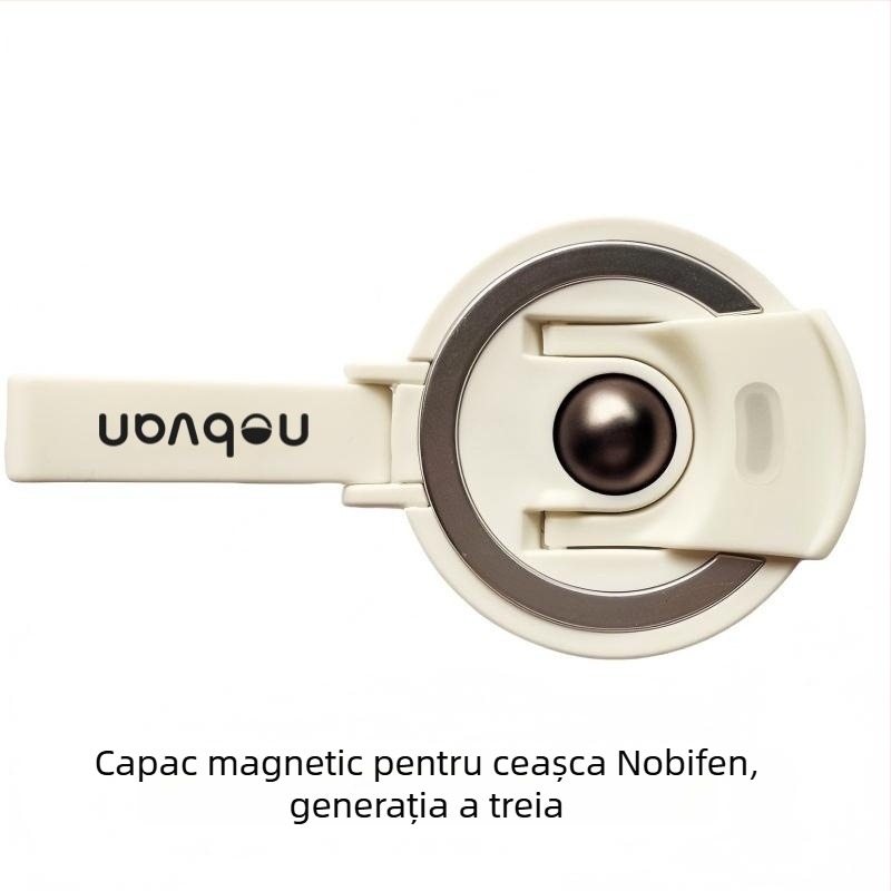 Nobvan ceașcă magnetică: compartiment magnetic pentru ceai, capac și corpul ceștii