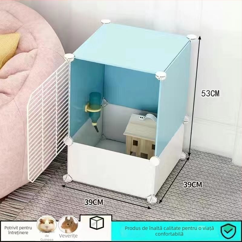 Cușcă pentru porcușor de Guineea și hamster, spațiu extra mare