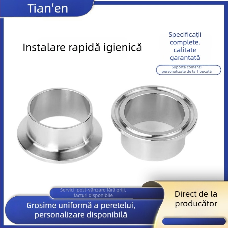 Fitinguri rapide din oțel inoxidabil, grad igienic, 304, cleme pentru sudură