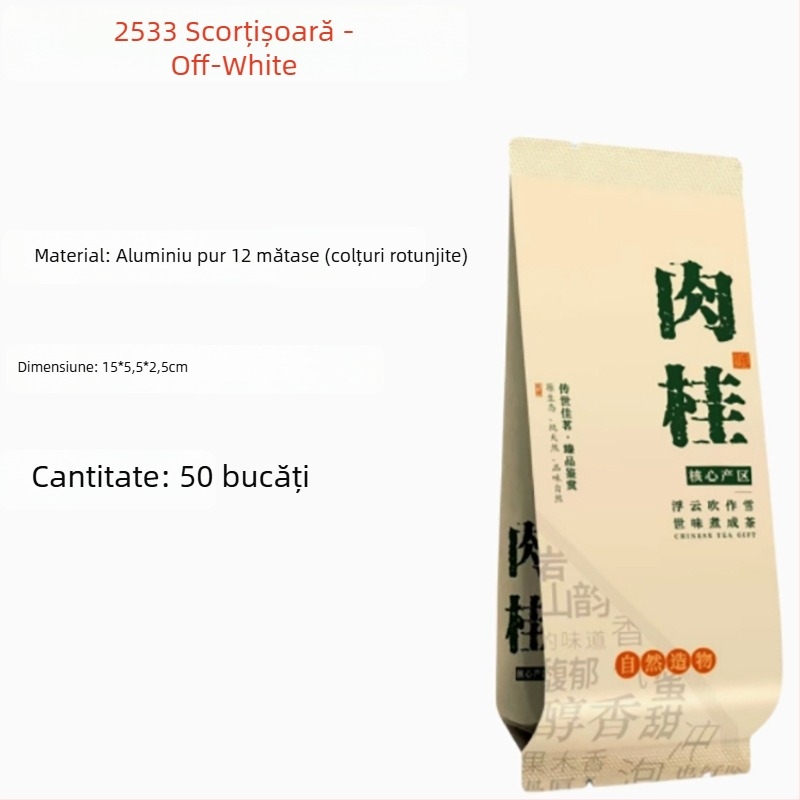 Ceai de roc în pliculețe mici: Dahongpao, Bujor auriu, Trandafir galben, Scorțișoară, Narcis