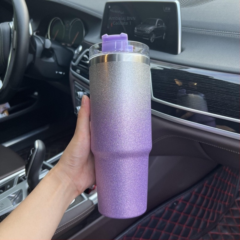 Cană din oțel inoxidabil cu pereți dubli, izolație vid, 20oz și 30oz, cafea și călătorii, personalizabil