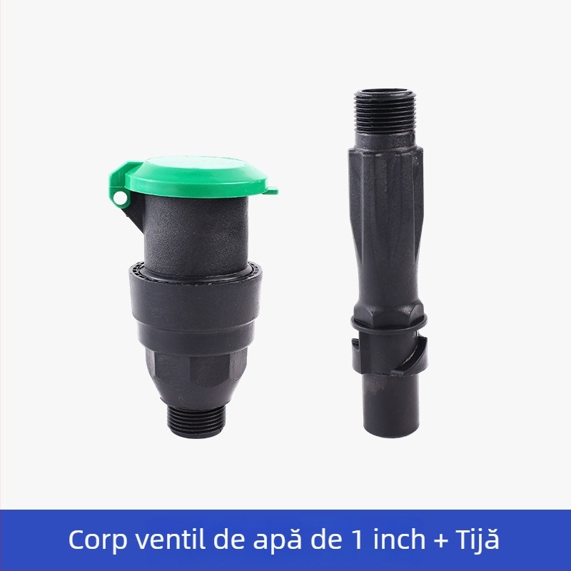 Ventil plastic pentru preluarea apei, destinată irigării în grădină, conector conductă subterană