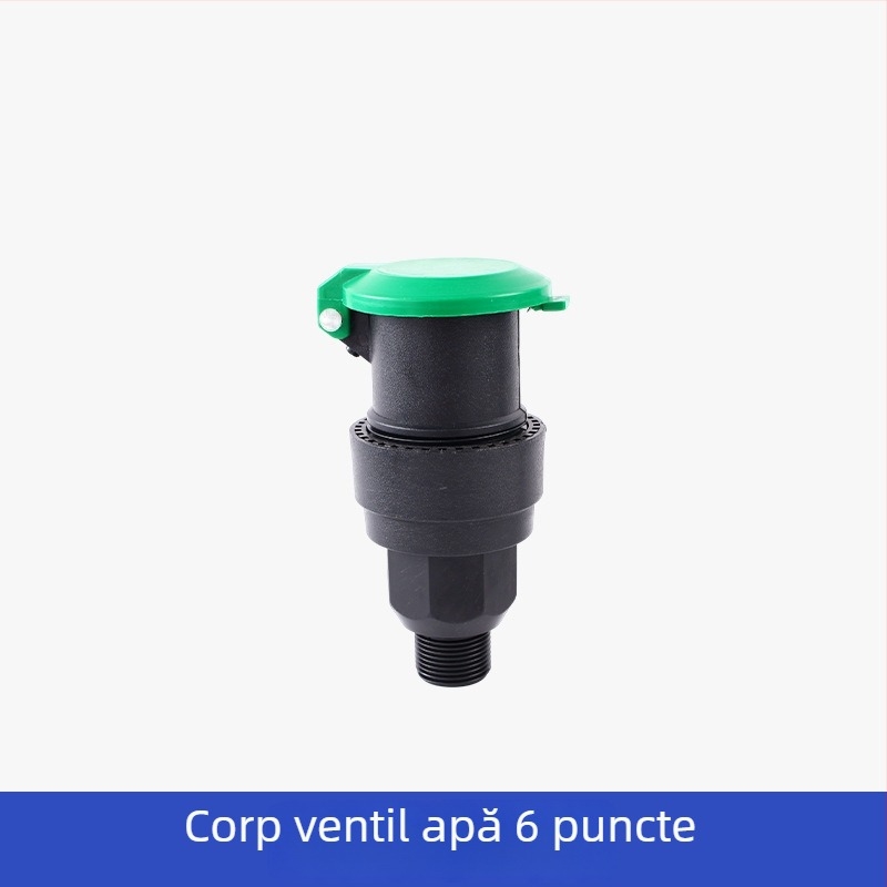 Ventil plastic pentru preluarea apei, destinată irigării în grădină, conector conductă subterană
