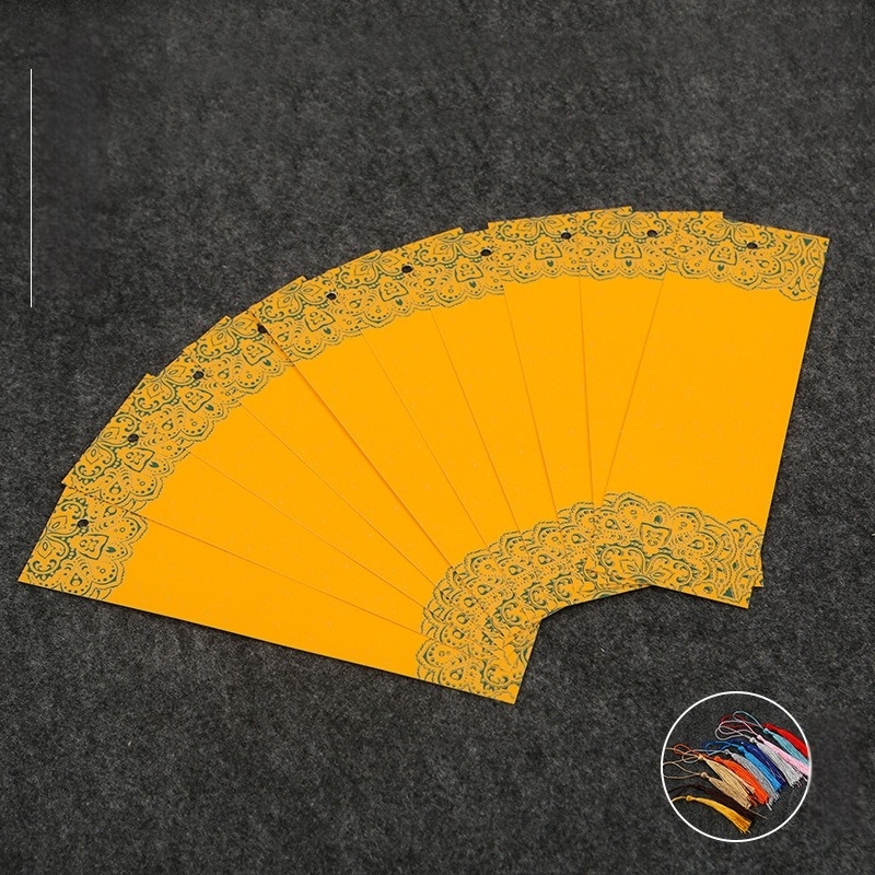 Semn de carte lacuit în stil antic chinezesc — gol, creativ pentru caligrafie manuală, semn de carte pentru elevi, hârtie de orez, material DIY